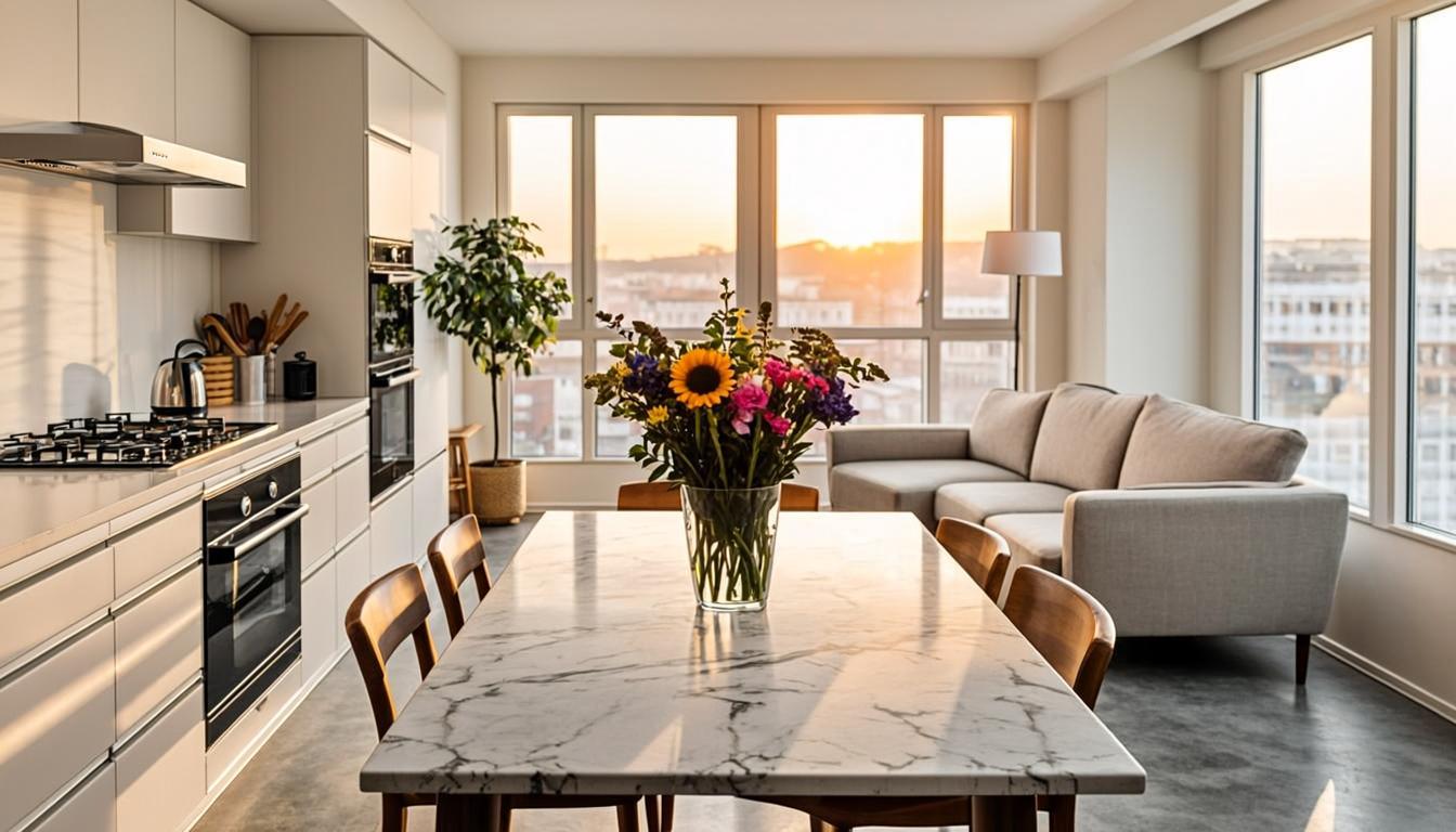 Intérieur impeccable après un nettoyage professionnel par Hello Ménage